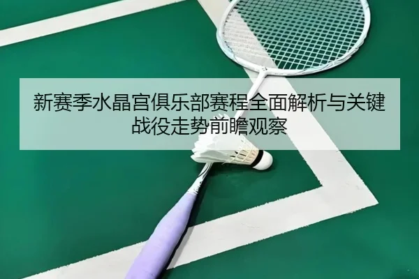 新赛季水晶宫俱乐部赛程全面解析与关键战役走势前瞻观察